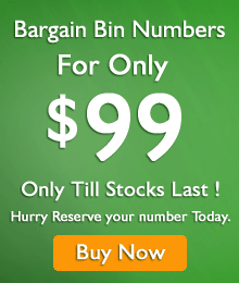 Bargain Bin Numbers.. For Only $99